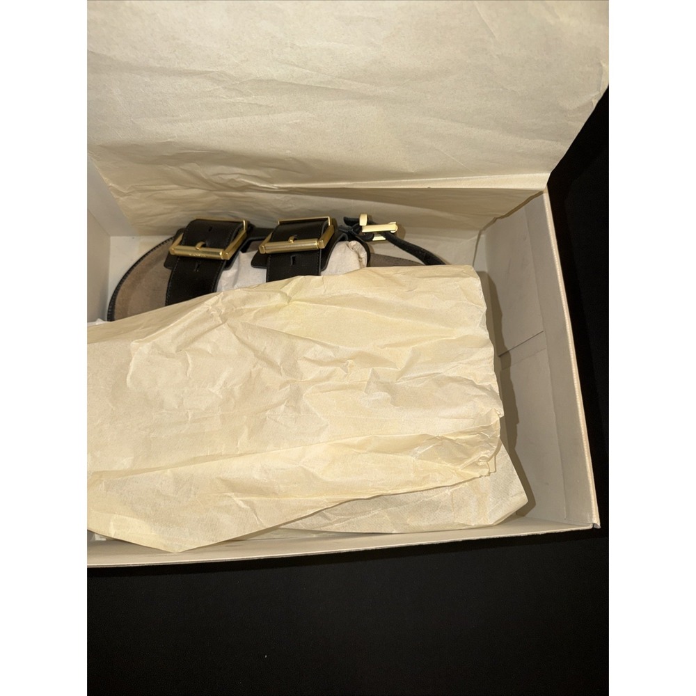AllSaints ISLA Chunky Leather Women's Sandals Black size US10 EU40 NIB $249 - Picture 12 of 13